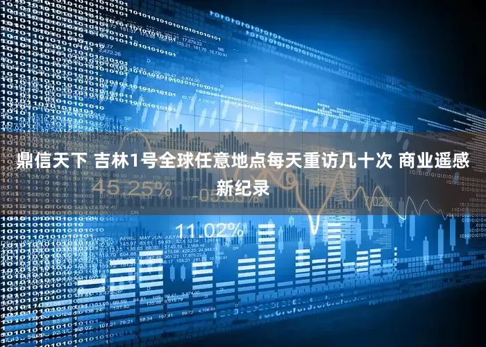 鼎信天下 吉林1号全球任意地点每天重访几十次 商业遥感新纪录